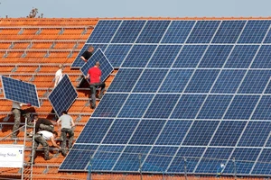 Solar panel installation in Landshut, Germany. (Photo: REUTERS) 