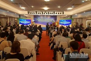 Quang cảnh Hội nghị Xúc tiến thương mại tỉnh Tiền Giang năm 2023. 