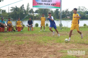 Các vận động viên tham gia tranh tài. (Ảnh: HỮU NGHĨA)