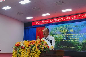 Phó chủ tịch UBND tỉnh Gia Lai, phát biểu khai mạc hội nghị