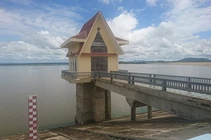 Hồ thủy lợi Ia Mơr huyện Chư Prông.