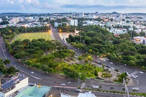 Một góc thành phố Pleiku hôm nay.