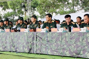Ban Chỉ đạo diễn tập khu vực phòng thủ tỉnh Yên Bái năm 2023.