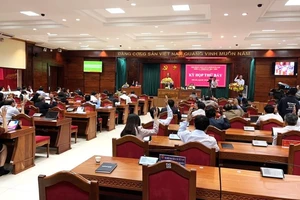 Các đại biểu Hội đồng nhân dân tỉnh Đắk Lắk biểu quyết thông qua Nghị quyết.