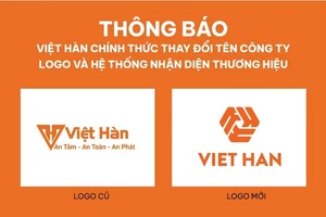 Việt Hàn chính thức thay đổi tên công ty, logo và hệ thống nhận diện thương hiệu.