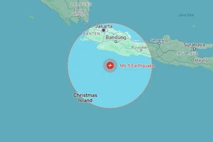 Cơ quan Khí tượng, Khí hậu và Địa chất (BMKG) của Indonesia cho biết, ngày 27/4, một trận động đất có độ lớn 6,5 đã xảy ra ngoài khơi đảo Java.