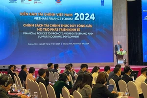 Quang cảnh Diễn đàn tài chính Việt Nam 2024.