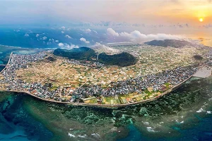 Trong tương lai, Lý Sơn sẽ trở thành đô thị biển đảo.