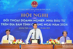 Lãnh đạo tỉnh Quảng Ngãi cam kết, tỉnh Quảng Ngãi luôn đồng hành cùng doanh nghiệp, tạo mọi điều kiện thuận lợi nhất để doanh nghiệp phát triển bền vững.