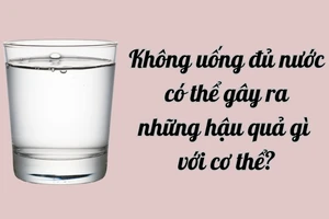 Không uống đủ nước có thể gây ra những hậu quả gì với cơ thể?