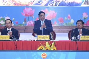 Thủ tướng Phạm Minh Chính chủ trì Hội nghị Hội đồng điều phối vùng Đông Nam Bộ lần thứ 3. (Ảnh: THANH GIANG)
