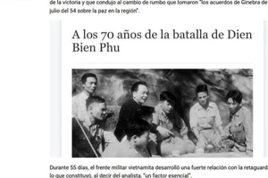  Báo của Đảng Cộng sản Uruguay đánh giá cao tinh thần bất khuất, anh hùng của dân tộc Việt Nam