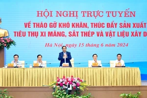 Thủ tướng Phạm Minh Chính chủ trì Hội nghị.(Ảnh: Trần Hải)