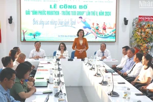 Lãnh đạo tỉnh Bình Phước phát biểu chỉ đạo tại buổi công bố Giải Bình Phước marathon - Trường Tươi Group.