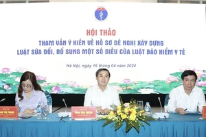 Đại diện Bộ Y tế và Bảo hiểm xã hội Việt Nam chủ trì hội thảo