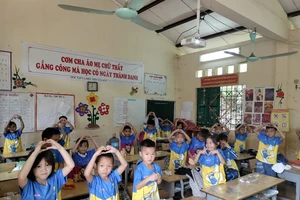Năm học mới này, ngôi trường nhỏ Bắc Phong đón hơn 200 em học sinh nội trú.