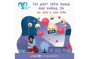 Một trong số các dự án truyền thông về "Bắt nạt qua mạng" của UNICEF. Nguồn: UNICEF Vietnam