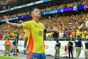 James Rodriguez đánh dấu sự trở lại mạnh mẽ tại Copa America 2024. (Ảnh: Getty Images)
