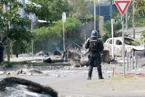 Lực lượng an ninh được tăng cường ở New Caledonia. 