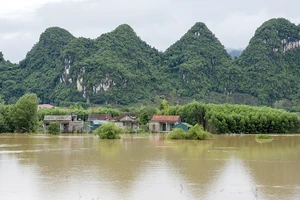 Sự tham gia tích cực của cộng đồng, người dân cùng những ngôi làng đậm sắc màu bản địa đã mang lại giá trị gia tăng quý báu cho sản phẩm du lịch của Oxalis. Trong ảnh: Làng du lịch Tân Hóa trong lũ. Nguồn: Oxalis Adventure