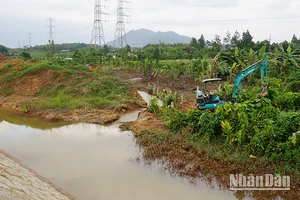 Đơn vị đã khơi kênh thoát nước