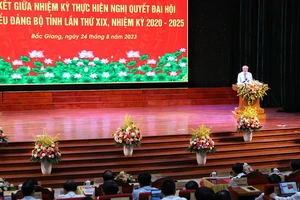 Hội nghị sơ kết giữa nhiệm kỳ tỉnh Bắc Giang.