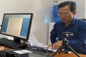 Ông Chu Quang Thành tại cơ quan điều tra.