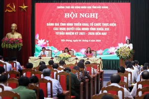 Hội nghị đánh giá tình hình triển khai, tổ chức thực hiện các nghị quyết của Hội đồng nhân dân tỉnh Bắc Giang khóa 19, nhiệm kỳ 2021-2026.