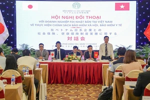 Đối thoại về chính sách bảo hiểm xã hội với doanh nghiệp FDI Nhật Bản tại Việt Nam. (Ảnh: VSS)