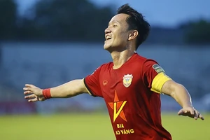 Đinh Thanh Trung là một trong những cầu thủ bị bắt vì sử dụng chất cấm. (Ảnh: Báo Hà Tĩnh).