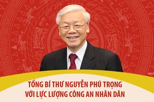 [Ảnh] Tổng Bí thư Nguyễn Phú Trọng với lực lượng Công an nhân dân