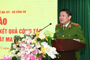 Trung tướng Nguyễn Văn Viện, Cục trưởng C04 thông tin về công tác đấu tranh phòng, chống tội phạm về ma túy năm 2024.