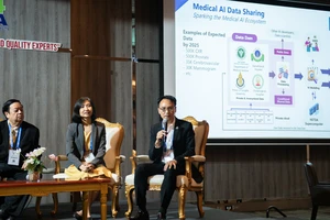 Một sự kiện về chia sẻ dữ liệu AI trong y tế được tổ chức tại Muang Thong Thani, Thái Lan. (Ảnh: AI Thailand Community)