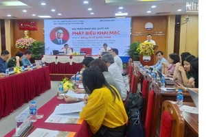 Quang cảnh hội thảo khoa học quốc gia: Hệ thống báo Đảng với công tác bảo vệ nền tảng tư tưởng của Đảng, đấu tranh phản bác các quan điểm sai trái, thù địch.