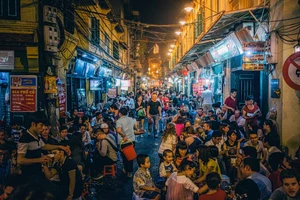 Phố tây Tạ Hiện - một trong những điểm nhấn du lịch đêm hấp dẫn nhất tại Hà Nội. Nguồn: Hanoi.gov.vn
