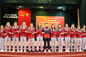 Những gương mặt vận động viên tiêu biểu của tỉnh Thanh Hóa.