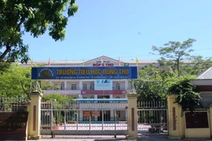 Trường tiểu học Đông Thọ.