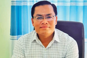 Đồng chí NGÔ VŨ THĂNG, Bí thư Huyện ủy Hồng Dân (Bạc Liêu)