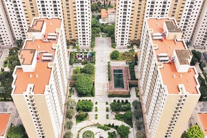 Khu tái định cư 38,4 ha thuộc phường Bình Khánh, thành phố Thủ Đức nợ phí quản lý vận hành chung cư. (Ảnh THẾ ANH)