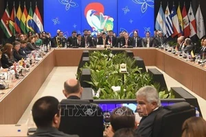 Hội nghị thượng đỉnh Mercosur tại Paraguay ngày 8/7/2024. (Ảnh: TTXVN)