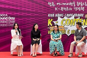 Webinar với chủ đề “Khả năng cạnh tranh của K-content trong ngành Webtoon và hoạt hình”.