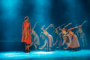 Vở ballet “Kiều” là một tác phẩm nghệ thuật chất lượng cao, do Hội Nghệ sĩ múa Việt Nam tuyển chọn và phối hợp với Nhà hát Giao hưởng Nhạc Vũ Kịch Thành phố Hồ Chí Minh đầu tư dàn dựng. Ảnh: Khiếu Minh