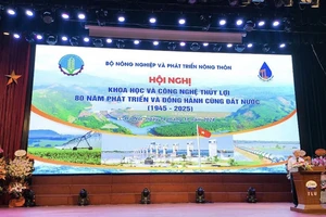 Hội nghị khoa học công nghệ thủy lợi 80 năm phát triển và đồng hành cùng đất nước.