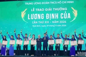 Qua 19 năm tổ chức Giải thưởng Lương Định Của, Trung ương Đoàn Thanh niên cộng sản Hồ Chí Minh đã vinh danh 2.128 “Nhà nông trẻ xuất sắc”.