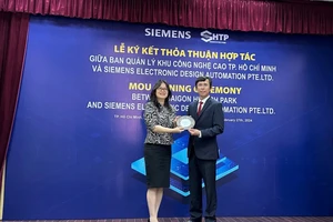 Lễ ký kết hợp tác giữa Siemens với Khu Công nghệ cao Thành phố Hồ Chí Minh (SHTP).