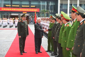 Tổng Bí thư, Chủ tịch nước Nguyễn Phú Trọng dự Hội nghị Công an toàn quốc lần thứ 74.