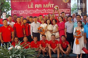 Lễ ra mắt Câu lạc bộ Cựu cầu thủ bóng đá Kon Tum.