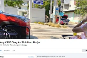 Trang facebook giả mạo.