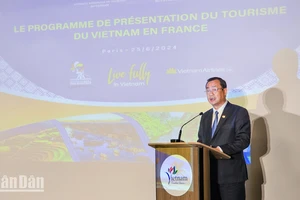 Cục trưởng Cục Du lịch Quốc gia Nguyễn Trùng Khánh: Chúng tôi hy vọng rằng trong thời gian tới du lịch Việt Nam sẽ đạt được những bước tăng trưởng mới, thu hút nhiều khách du lịch chất lượng cao, lưu trú lâu dài hơn, hướng tới những giá trị truyền thống, giá trị về tài nguyên thiên nhiên. (Ảnh: MINH DUY)