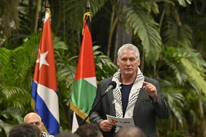 Chủ tịch Cuba Miguel Díaz-Canel.